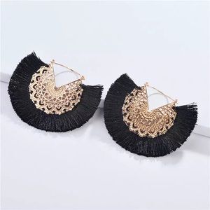 Anthropologie Amelia Black Filigree Earrings